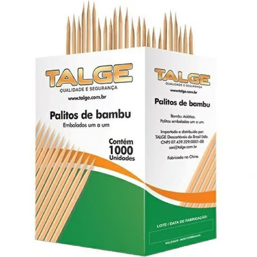 Palito Gourmet Bambu Bs C/ 1000 (plástico)