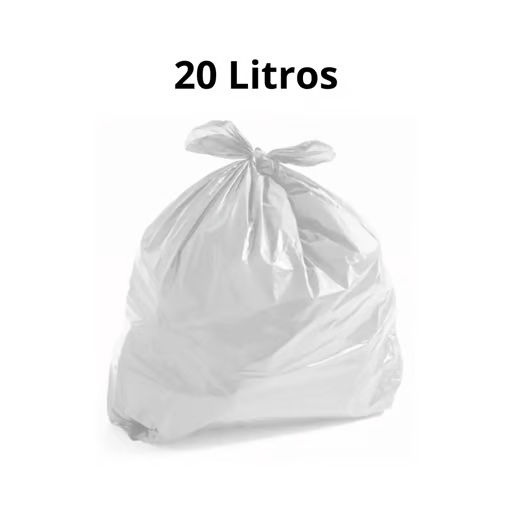 Saco Lixo 20 L ( Branco )