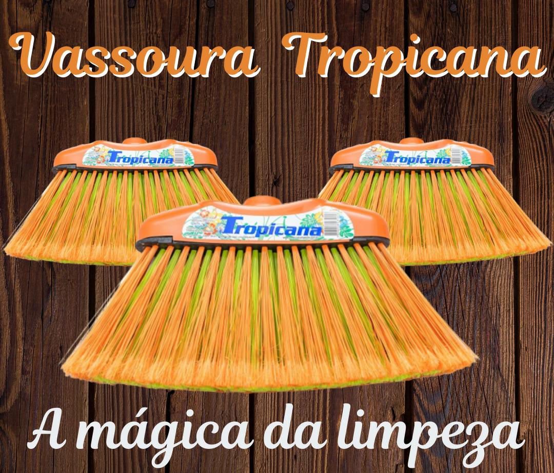 Vassoura Nylon Tropicana ( Cerda Macia)