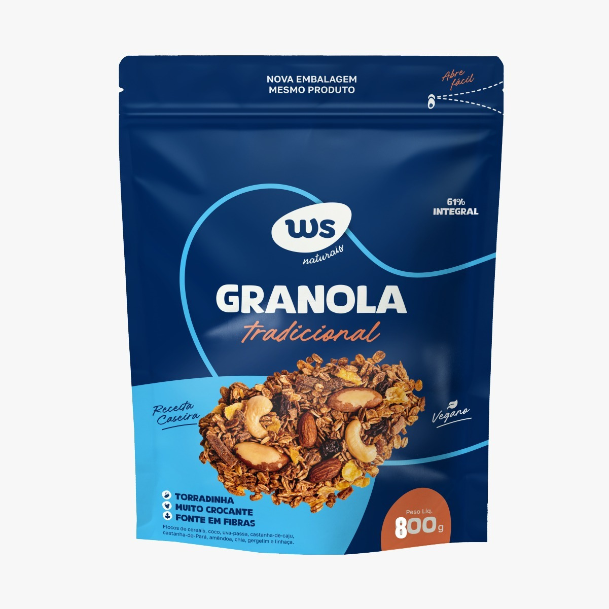 Granola Ws Naturais 800gr